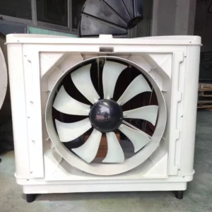 1.1KW 18000CMH Evaporative Air Cooler Industrial Side Discharge Water Air Conditioner Parts 9 Nylon Blades