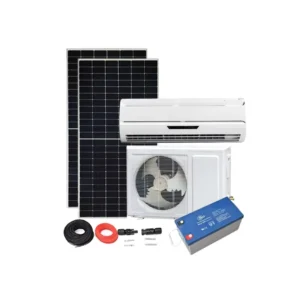 100% Solar Air Conditioner Split System 48V DC Inverter 24 Hours 18000btu Solar Air Conditioner Wall Split Air Condition