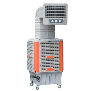 10000CMH Energy Saving Poultry Workshop Warehouse Cooling Water Evaporative Centrifugal Air Cooler System AC Motor Pump Floor