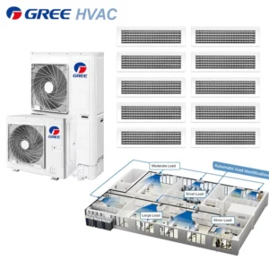 11,899 BTU Smart Control MultiSplit Air Conditioner Hidden Ceiling Ducted Static Pressure VRF Outdoor Electrical