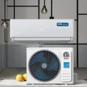 12,000 BTU Inverter Heat Pump Full Set Ductless Mini-Split Air Conditioner with Copper and Cable