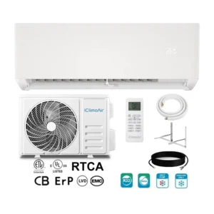 12000 BTU Wall Mounted Split AC Cooling Only 115V 60Hz Energy Efficient Fixed Frequency for Latin America