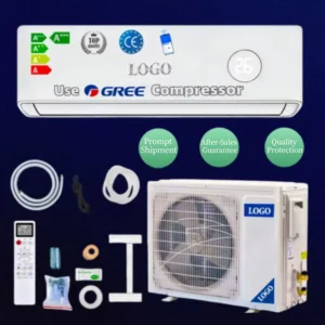 12000 BTU Wall Mounted Split Air Conditioner Smart WiFi Cooling Heating Inverter AC with Compressor 60Hz USA Canada