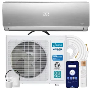 12000BTU 1Ton AHRI ETL NEEP Certified Ductless Mini Split Heat Pump 208V 230V Full DC Inverter HVAC System