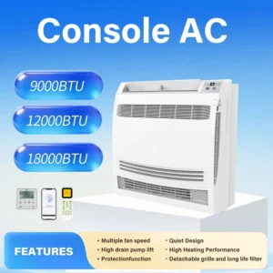 12000BTU R32 Europe Cooling and Heating Energy Efficiency Quiet Floor Console Air Conditioner