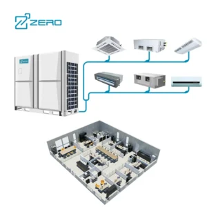 12HP 33.5KW Household R410a Central Air Conditioning System DC Inverter VRF Air Conditioner Multi Zone AC Cassette Duct Fan Coil