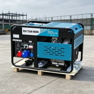 12KW 15KVA Portable Diesel Generator Low Fuel Consumption High Power Open Rack 100% Copper