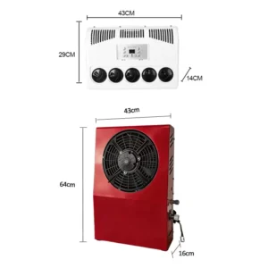 12V Split Roof Top Air Conditioner 24 Volt Parking AC Fan RV Truck Bus Caravan Camper Refrigeration Manufacturing Purpose