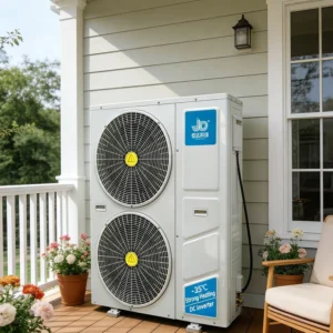 14KW High Efficiency Metal Air Source Heat Pump With WiFi Control For Household Hotel Use Central Heating And Cooling Unit