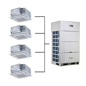 16HP 50KW HVAC AC DC Inverter R410A New Standalone Floor VRF Air Conditioning System with Core Motor