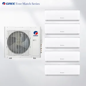 18000 24000 28000 36000 48000BTU Free Match Multi Split Air Conditioner Inverter R32 Light Commercial HVAC System for School