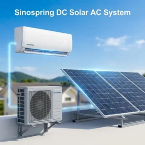 18000BTU 2HP Solar Air Conditioner No Inverter Needed Hybrid ACDC Smart WIFI APP Control