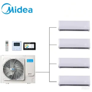 18Kw Mini Central Air Conditioner Multiple Priority Modes Standing AC With VRF Heating Cooling R410A Refrigerant
