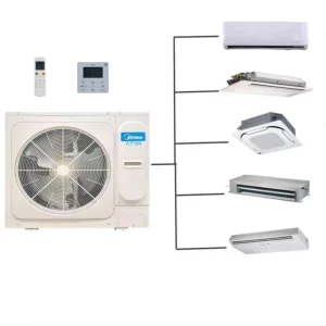18btu Multi Mini Split Ceiling Cassette air Conditioning R410a 5 16kw Ac Inverter Wifi Central air Conditioner