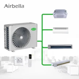 18k BTU Compact 4-Way VRF Multi Split Cassette Indoor Unit 220-240V 50/60Hz High Efficiency for Commercial Use