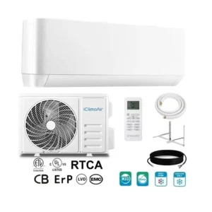 1HP 1.5HP 2HP Airconditioner Wall Mounted Split Type Air Flow AC System Unit Inverter Air Conditioner