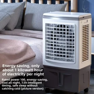 220V 100W 3-Month Warranty Household Dormitory Industrial Air Conditioner Fan Water Adding Cooling Large Customizable