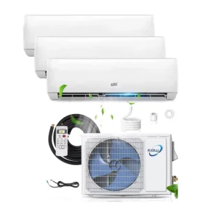 220V Inverter VRF Air Conditioner Conditioning Heat and Cool 3HP Air Conditioner External Unit With 3 Wall Mounted Units 1HP