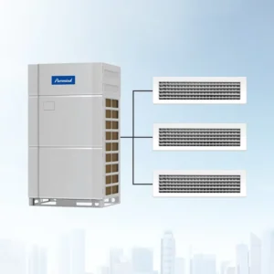 22KW 45KW DC Inverter HVAC Central Air Conditioning System with Multi Zone VRF Unit Fan Coil Compressor Pump