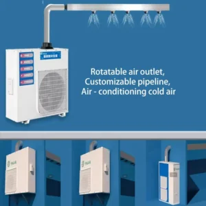 2HP Commercial Special Split Wall Mounted Kitchen Air Conditioner Anti Grease Anti Fume High Static Pressure Strong Airflow