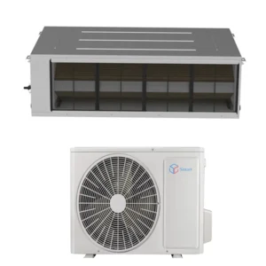 2TON 24000BTU 7KW 220V 23SEER R32 Split Duct Air Conditioner System Ceiling Concealed Ducted Air Conditioning for Construction
