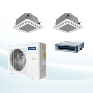 3 6HP 8kW Home Commercial Use Inverter Central Air Conditioner System VRV VRF Ducted Multi Eco Friendly Motor Pump