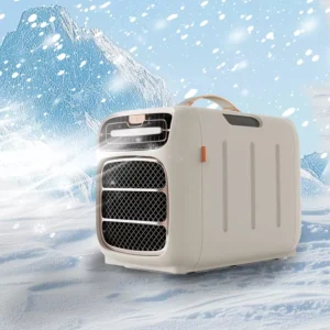 3 In 1 Mini Battery Powered Air Conditioner for Bedroom & Car Use Portable with Powerful Wind Speed and Remote Control