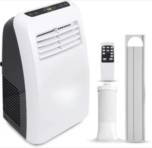 3-in-1 Portable Air Conditioner Cooling Dehumidifier & Fan Remote Control Window Mount Exhaust Kit Included