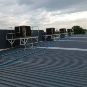 30,000CMH Wall Mounted Commercial Air Conditioner Industrial Evaporative Air Cooler with 16 Speeds