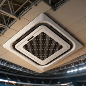 4 Pipe Ceiling Cassette Fan Coil Unit With Individual Zone Control for Hotel Guest Rooms and Executive Offices Cassette FCU