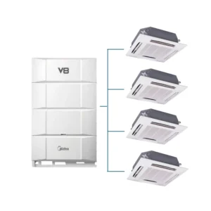 4 Way Cassette VRF Central Air Conditioner Ceiling Mounted Multi Split