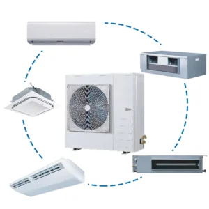 42 000 BTU 19.7 SEER Five Zone Free Match Heat Pump System 6+6+6+6+6 VRF Air Conditioner