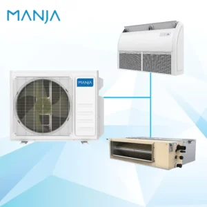 42000 Btu 220V 60HZ Floor Standing Air Conditioner Cooling Heating Energy Efficient R454B Refrigerant Hotel Household
