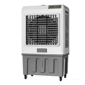 450W 100L Large Water Tank Portable Outdoor Air Cooler Auto Fill 10000m3/h 3-Speed Remote Control Low Noise Hotel Commercial Use
