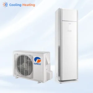 48000 BTU Floor Standing Air Conditioner Fixed Speed Cooling and Heating with Remote Control R32 Gas for Commercial Space
