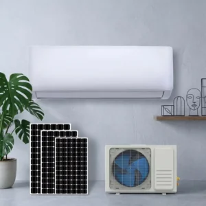 48V DC AC Solar Split Wall-Mounted Air Conditioner R410A Inverter Motor & Engine Smart Remote Control for Household Use