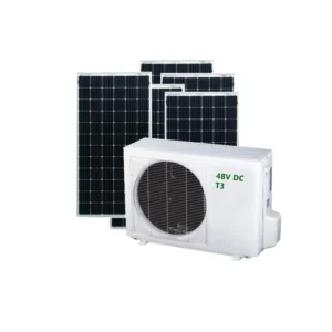 48V DC Inverter Solar Air Conditioner T3 Climate Cool Only Ductless Mini Split AC 12000btu 18000btu 24000btu