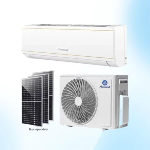 48V DC Solar Split Air Conditioner 9000 BTU 12000 BTU Inverter System Using R410A R32 R454B R290 for Home Cooling