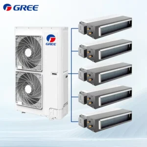 54500Btu DC Smart Control Eco friendly MultiSplit Air Conditioner Hidden Ceiling Ducted Static Pressure VRF Hotel HVAC