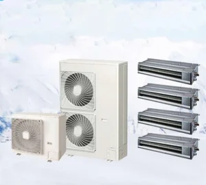60000 Btu VRV VRF System Air Conditioning AC Duct Type Indoor Split Units HVAC System Central Air Conditioning