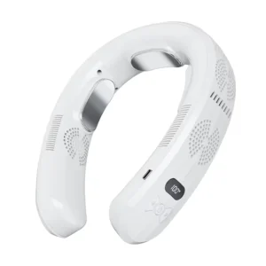 6000mAh Vaneless Hanging Coolify and Warm Portable air Conditioner Fan Portable Mini Personal Lazy Outdoor Wearable Neck Fan