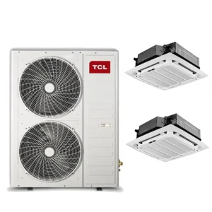 7.2kW DC Inverter R 410A Ultra thin Shopping Mall Indoor Built in One to One 3HP Ceiling mounted Cassette Four way Air Supply