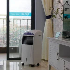 80W Portable Humidification Air Cooler 900m3/h Airflow Electric Water Air Cooler for Household Use