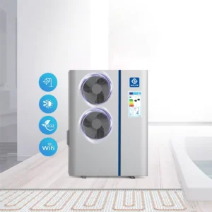 8KW 12KW Heating Cooling DHW Air Source Heatpump All in One R290 R32 DC Inverter Heat Pump Air to Water Factory