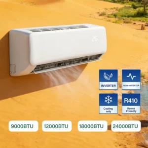 9000BTU 0.75 Ton 1 HP AC Air Conditioner Smart Wifi Split Type Inverter