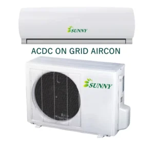 9000BTU On-grid Solar AC Air Conditioner Wall Mounted DC Inverter Grid Solar Panels Split Cooling Dehumidifying IP68 Waterproof