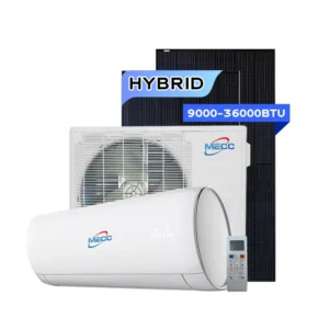 9000Btu 12000Btu 18000Btu 24000Btu Hybrid Solar Air Conditioner Portable Air Conditioners Ac Dc Dual Power for Home Kit