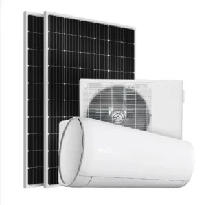 9000btu 1hp 0.75ton Hybrid Solar On-Grid Air Conditioner Outdoor Household Use 5 Years Warranty US