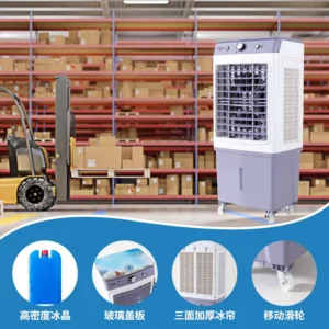 AC DC Battery Air Cooler Mini Fan Solar air Conditioner