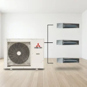 AC Motor Ducted Unit Fresh Air Comfort Sterilization Quiet Safe Easy Installation for Home